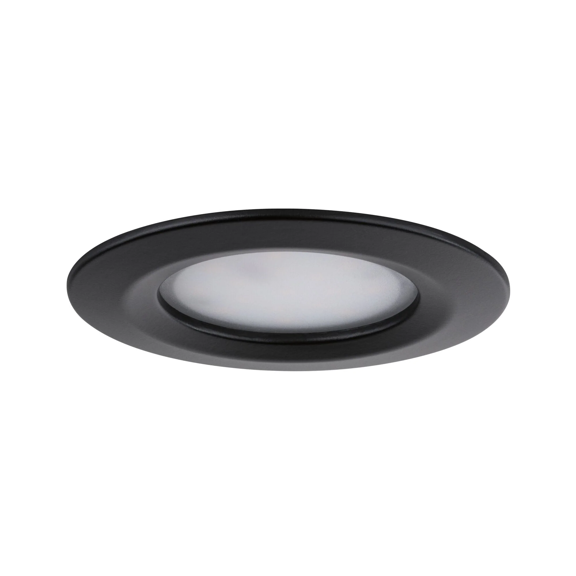 LED Einbauleuchte Nova Plus Coin Basisset starr IP44 rund 78mm Coin 3x6W 3x470lm 230V dimmbar 2700K Schwarz matt - Image 4