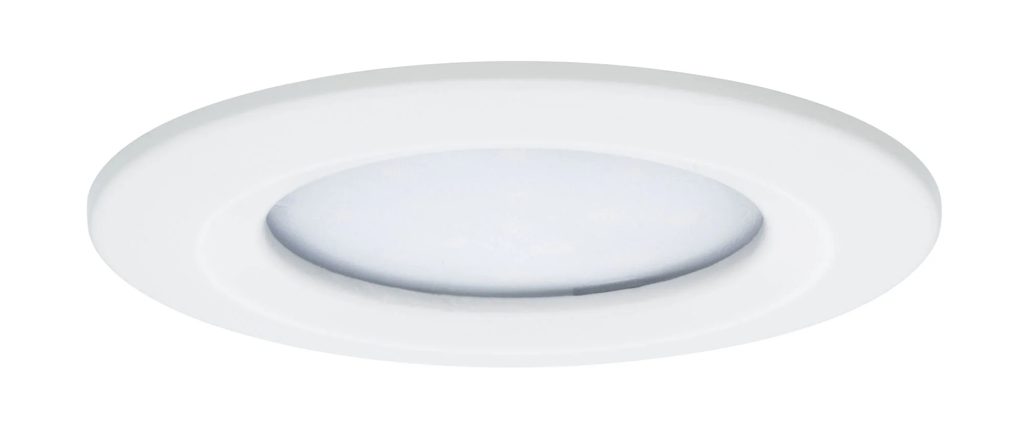 LED Einbauleuchte Nova Plus Coin Einzelleuchte starr IP44 rund 78mm Coin 6W 470lm 230V dimmbar 2700K Weiß matt - Image 3