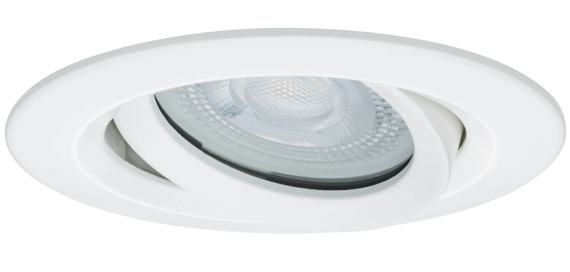 LED Einbauleuchte Nova Plus Einzelleuchte schwenkbar IP65 rund 93mm 30° GU10 7W 460lm 230V dimmbar 2700K Weiß matt - Image 3