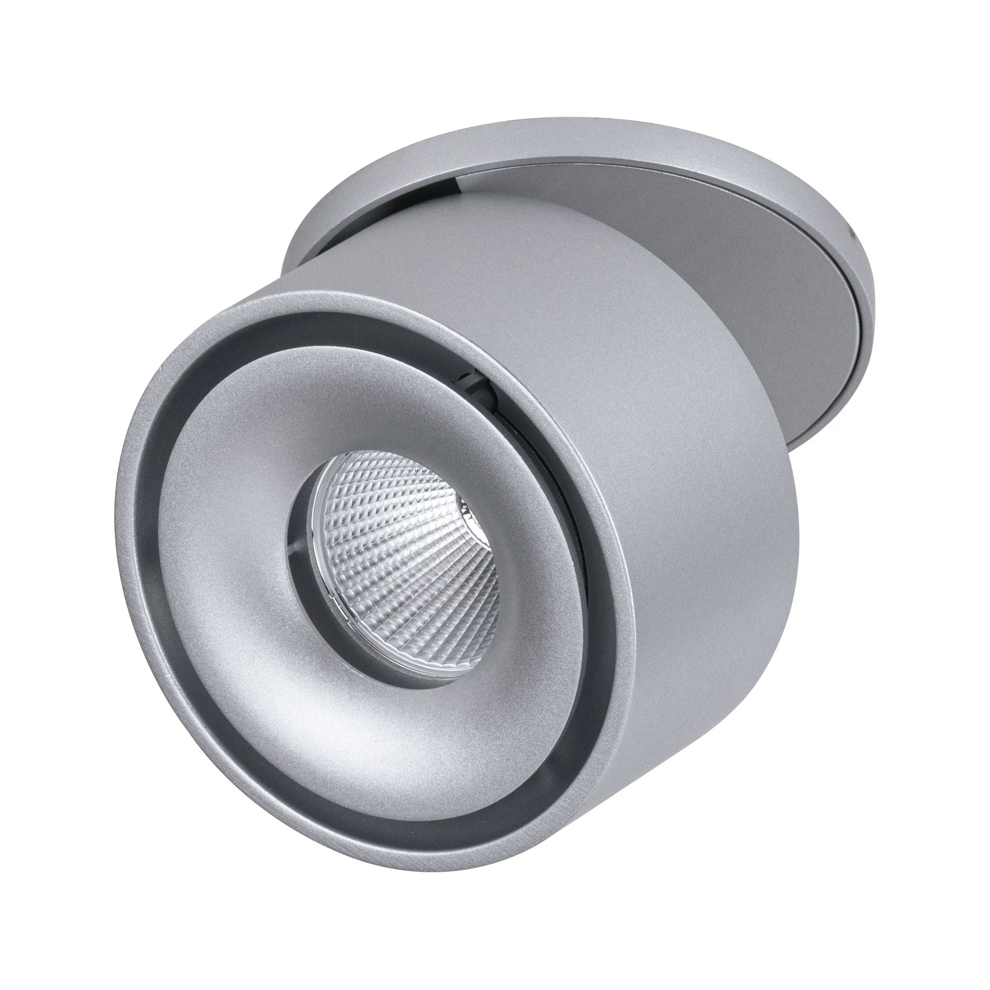 LED Einbauleuchte Spircle rund 78mm 8W 550lm 230V 3000K Chrom matt - Image 8