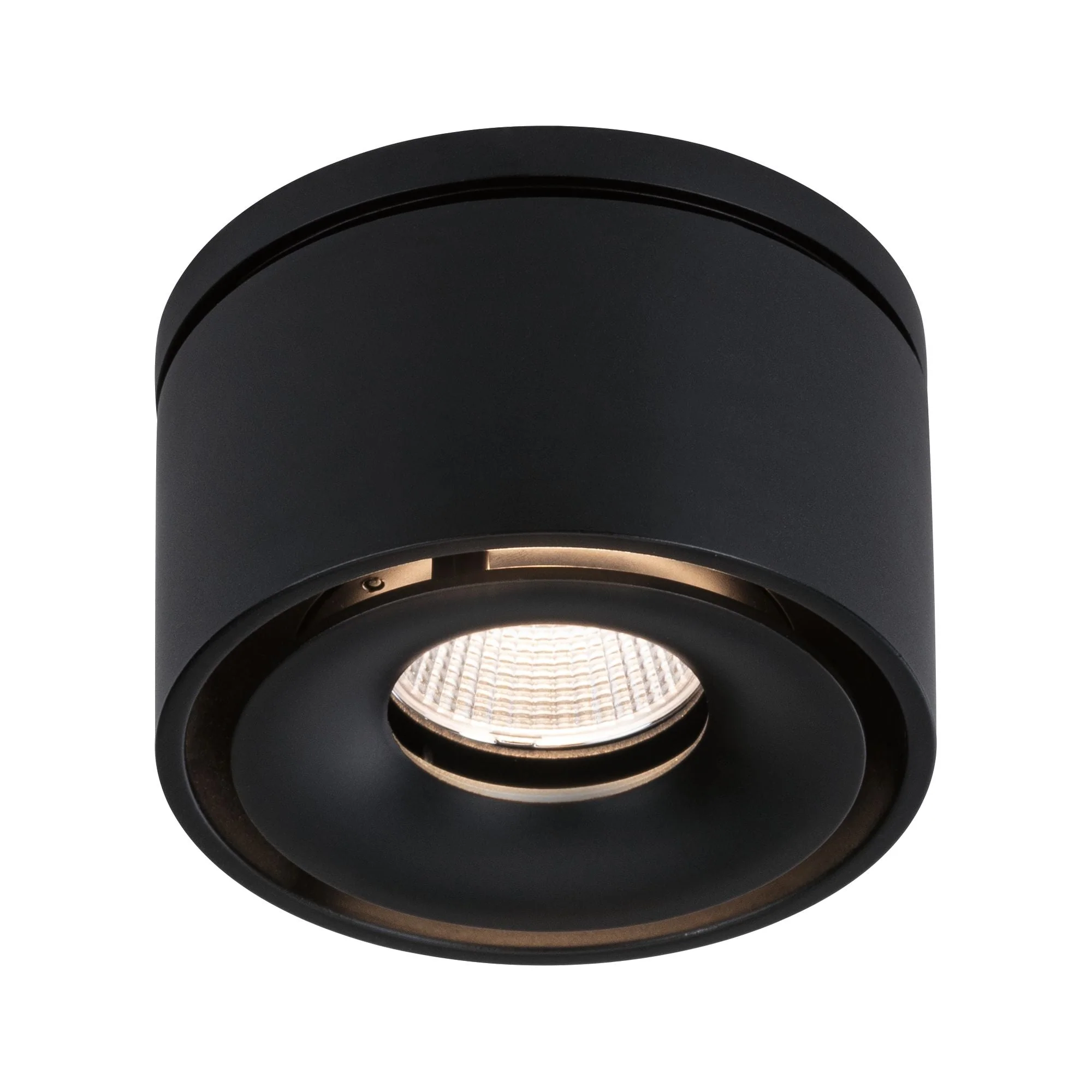 LED Einbauleuchte Spircle rund 78mm 8W 550lm 230V 3000K Schwarz matt - Image 6