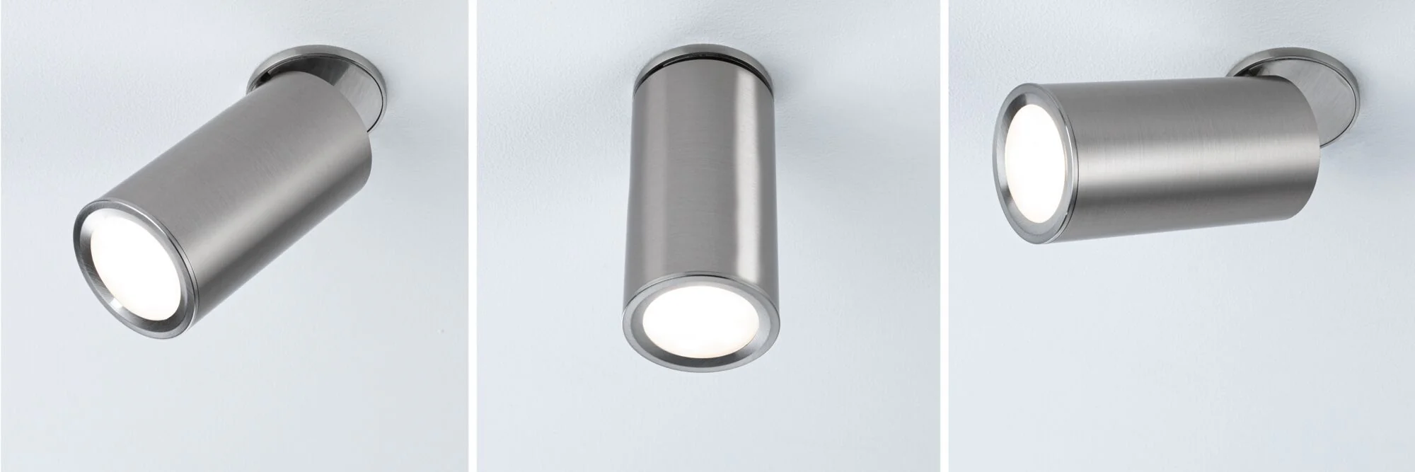 LED Einbauleuchte Turnal rund 60mm 90° Coin 6W 470lm 230V dimmbar 2700K Eisen gebürstet - Image 3
