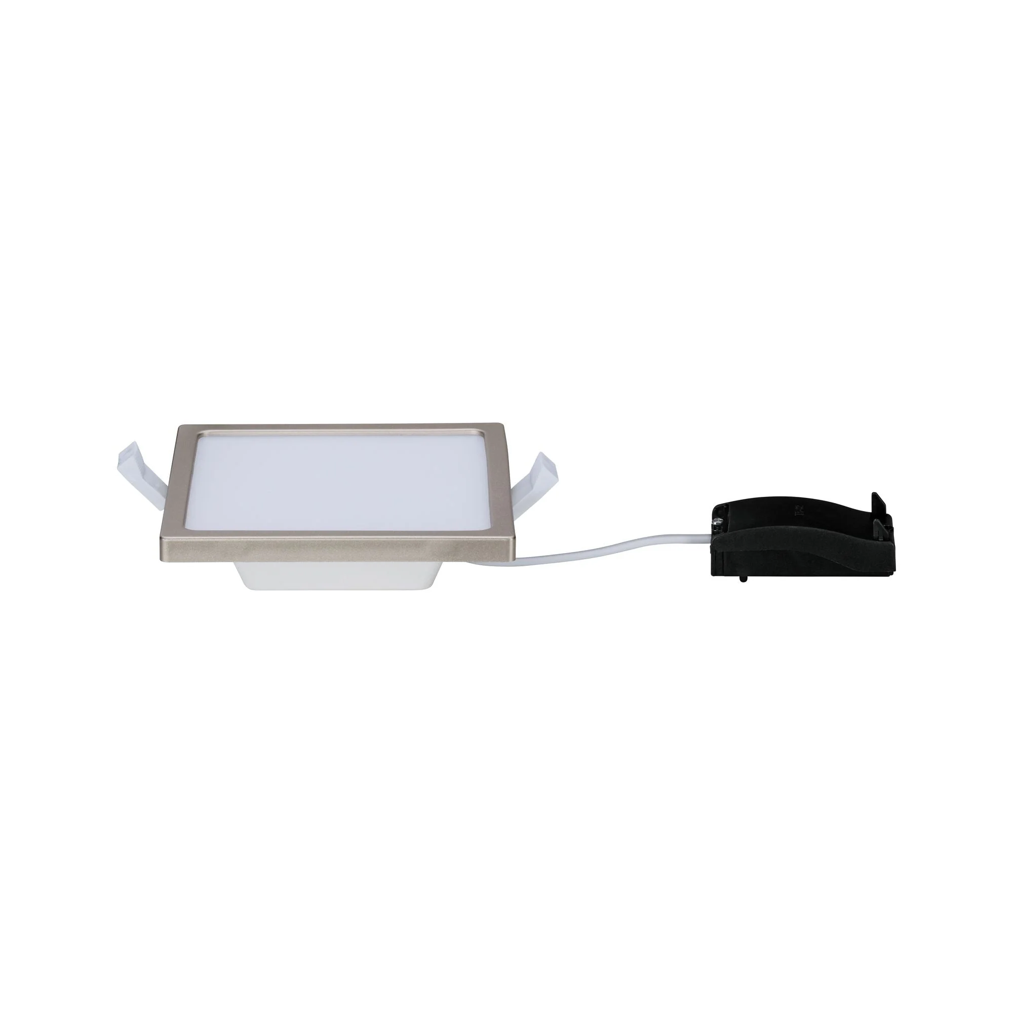 LED Einbaupanel Areo IP44 eckig 120x120mm 6,5W 418lm 3000K Nickel matt dimmbar - Image 4