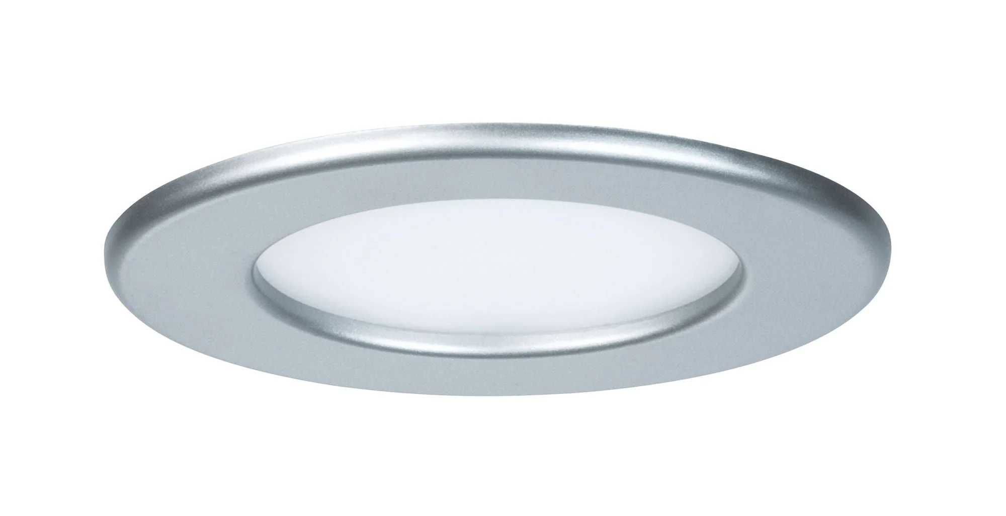 LED Einbaupanel LED Einbaupanel IP44 rund 115mm 6W 390lm 4000K Chrom matt - Image 3