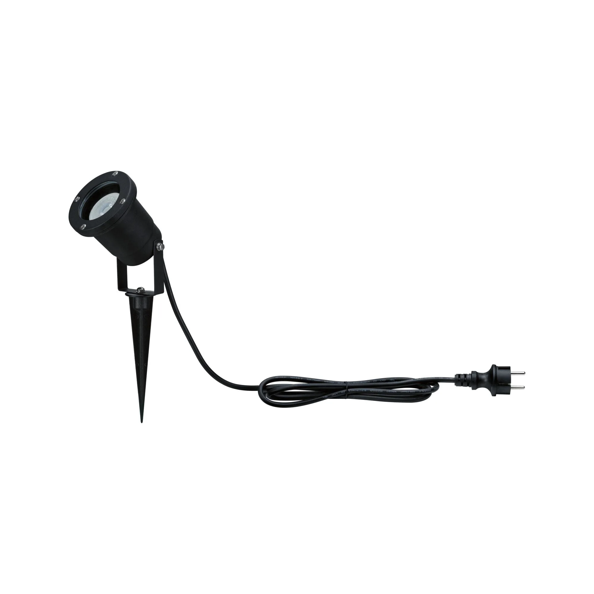 LED Gartenstrahler Goldlicht IP65 rund 92mm 2200K 4,3W 320lm 230V 38-38° Schwarz Metall - Image 6
