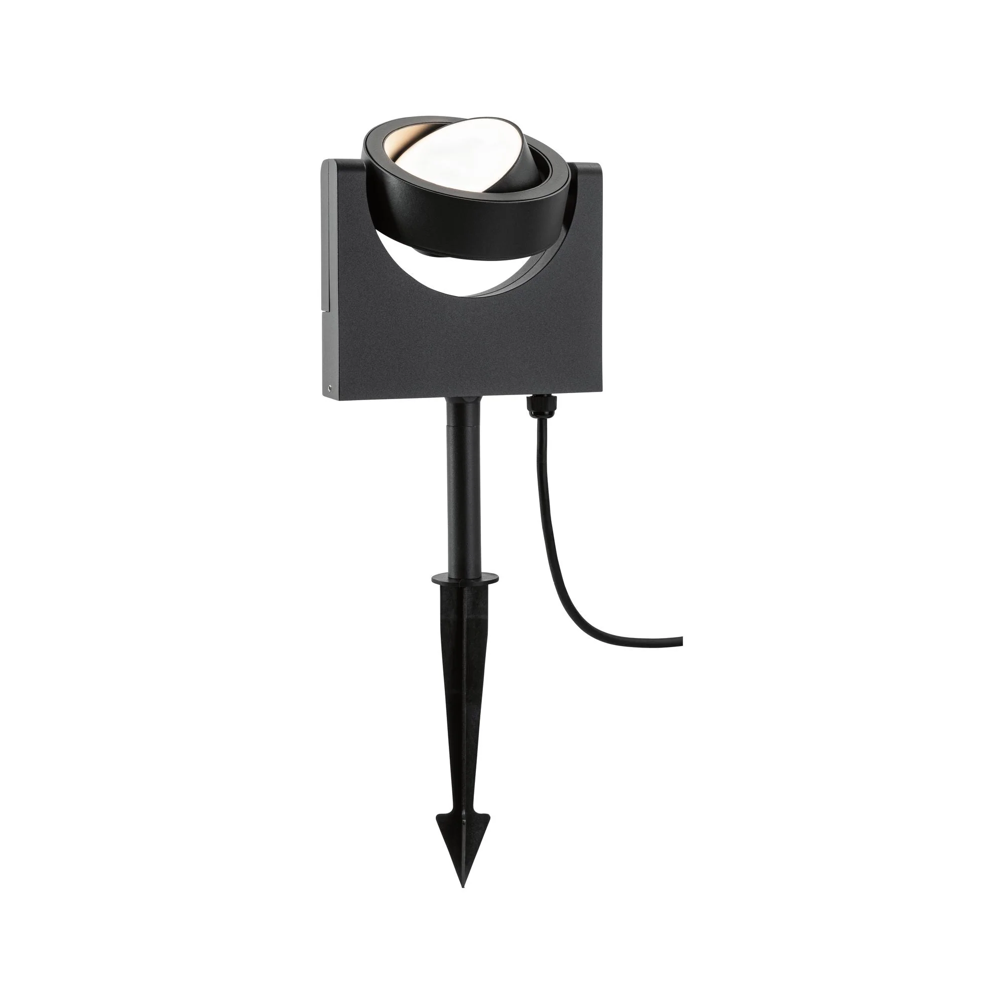LED Gartenstrahler Swivea IP44 183x46mm 3000K 8W 460lm 230V Anthrazit Aluminium - Image 4