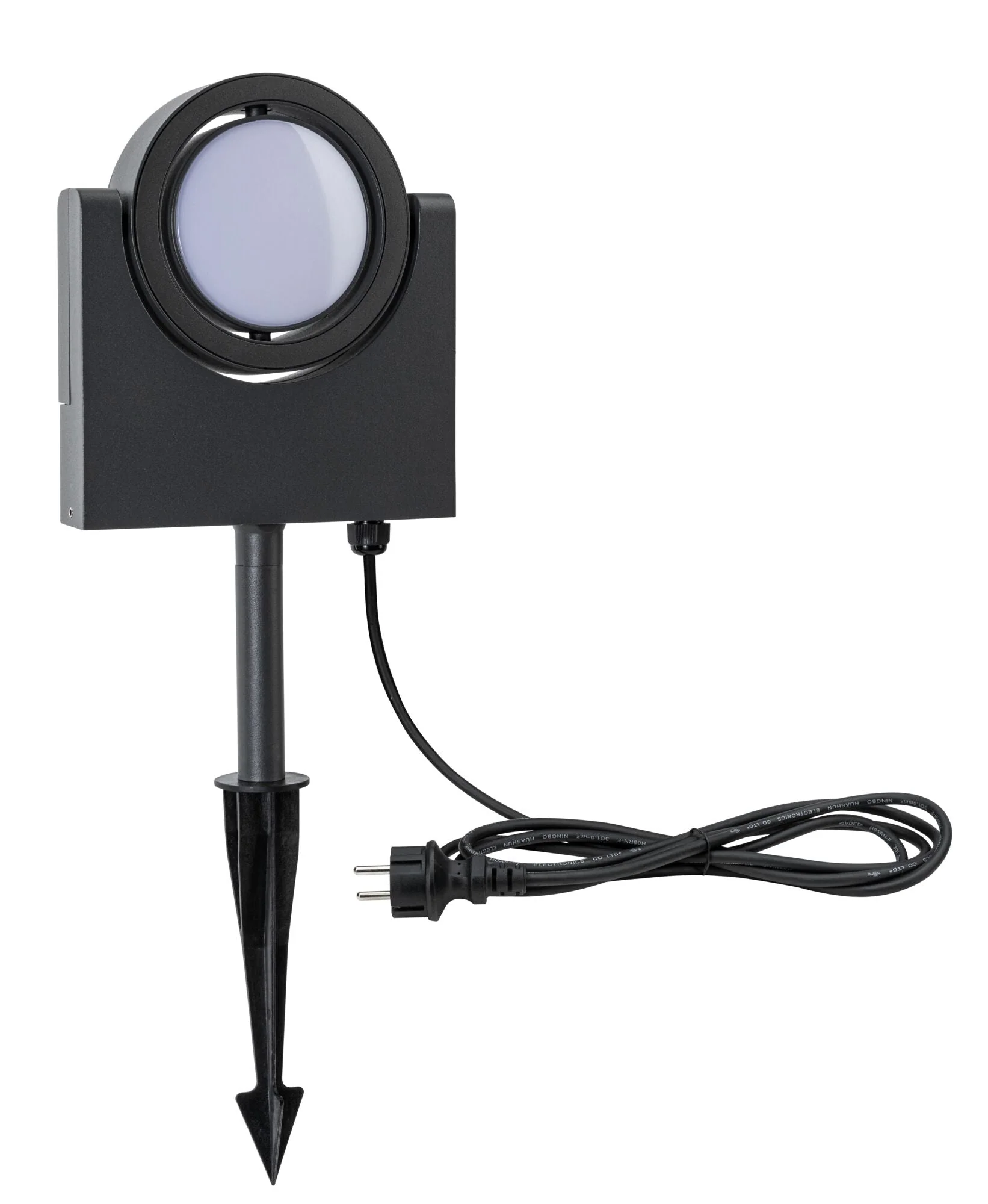LED Gartenstrahler Swivea IP44 183x46mm 3000K 8W 460lm 230V Anthrazit Aluminium - Image 8