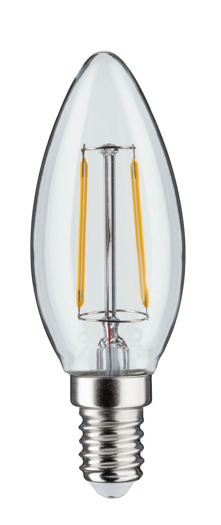 LED Kerze Filament E14 DC 24V 160lm 2W 3000K dimmbar Klar - Image 2
