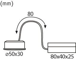 LED Modul Einbauleuchte Nova Plus Coin rund 50mm Coin 6W 470lm 230V dimmbar 2700K Satin - Image 2