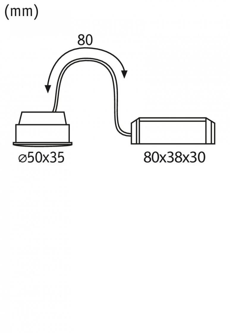 LED Modul Einbauleuchte Warmweiß Coin - Image 3