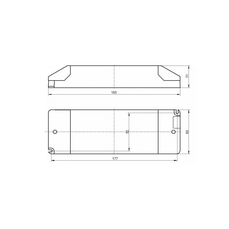 LED-Netzteil CV 24 DC 12-75W 0,5-3,1A dimmbar Phasenan/abschnitt IP20 - Image 2