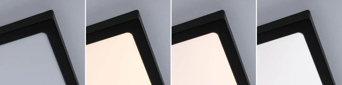 LED Panel Abia 2 White Select Dämmerungsgesteuerter Bewegungsmelder (HF) eckig 400x400mm 16W 1400lm 2700 - 4000K Schwarz - Image 8