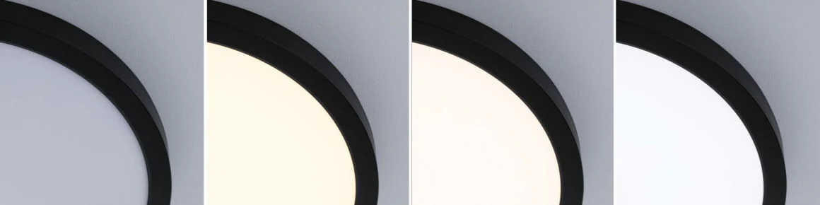 LED Panel Abia 2 White Select Dämmerungsgesteuerter Bewegungsmelder (HF) rund 400mm 16W 1400lm 2700 - 4000K Schwarz - Image 8