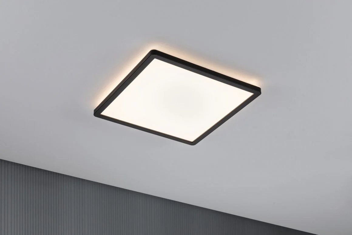 LED Panel Atria Shine 293x293mm 3000K Schwarz Deckenlampe - Image 2