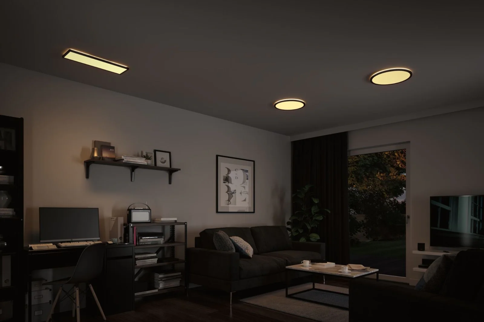 LED Panel Atria Shine Deckenaufbauleuchte - Image 4
