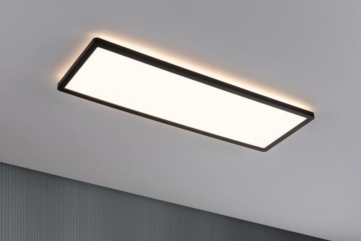 LED Panel Atria Shine 580x200mm 3000K Schwarz Deckenlampe - Image 2