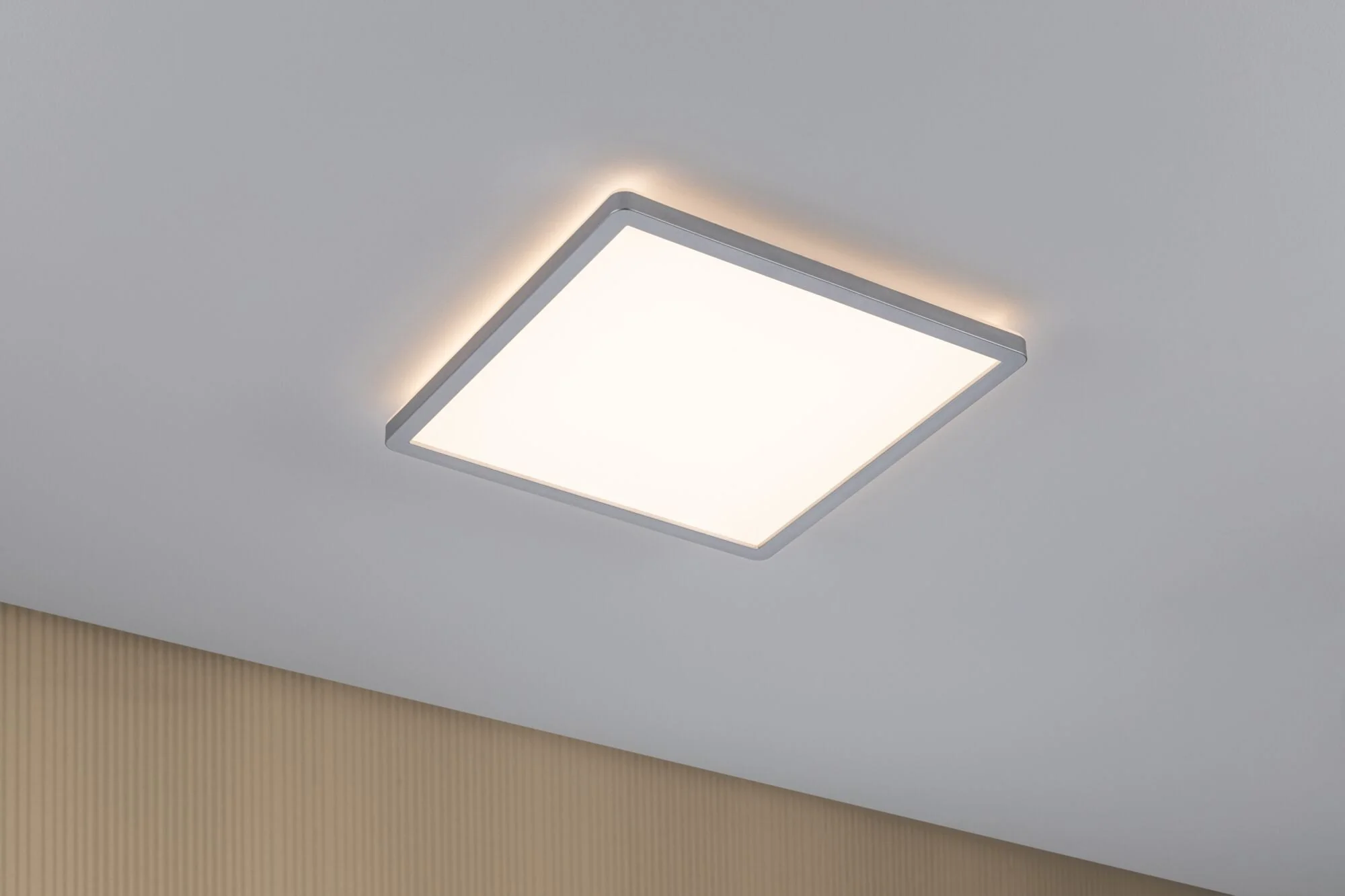 LED Panel Atria Shine Backlight eckig 293x293mm 16W 1600lm 3000K Chrom matt - Image 3