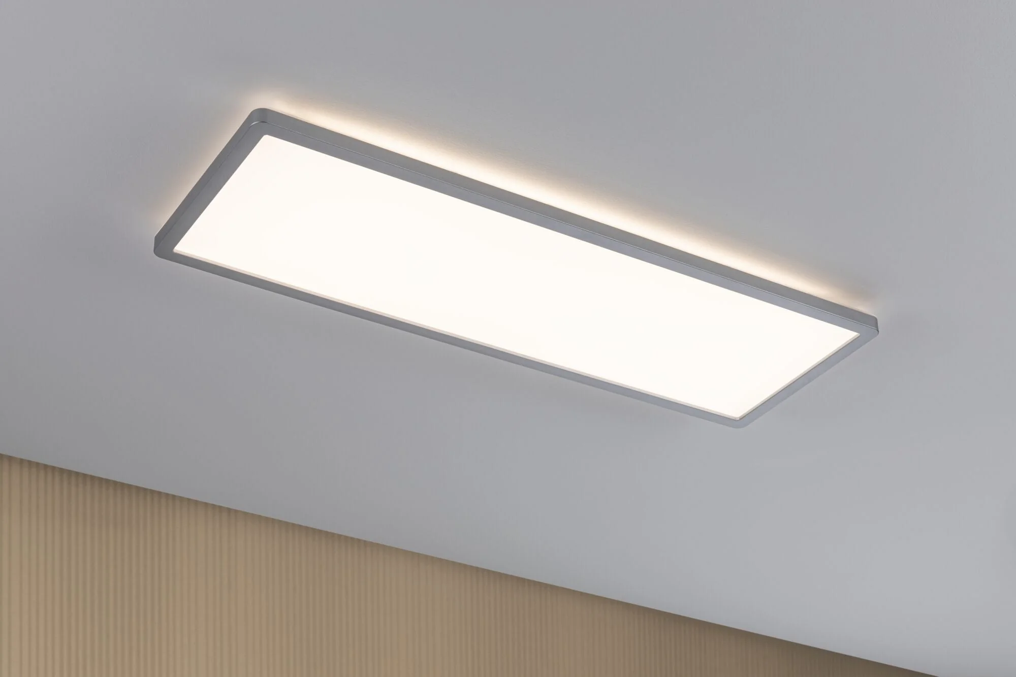 LED Panel Atria Shine Backlight eckig 580x200mm 20W 2000lm RGBW Chrom matt dimmbar - Image 3