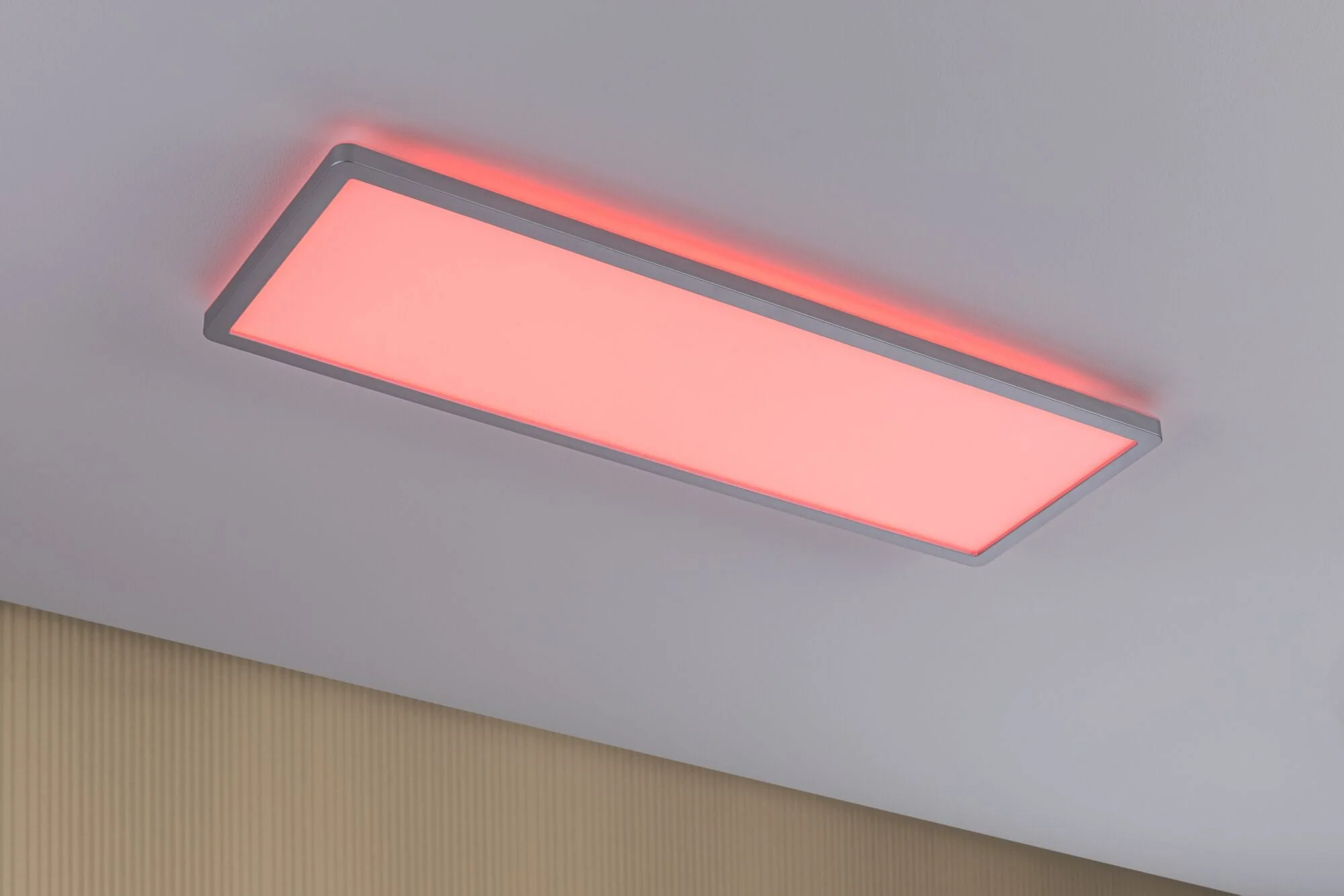 LED Panel Atria Shine Backlight eckig 580x200mm 20W 2000lm RGBW Chrom matt dimmbar - Image 5