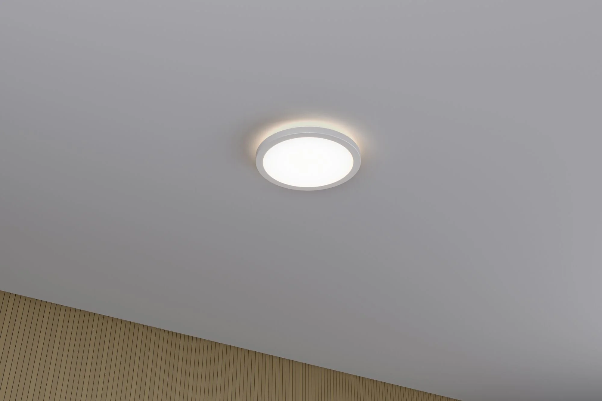 LED Panel Atria Shine Backlight IP44 rund 190mm 11,2W 850lm 4000K Weiß - Image 2