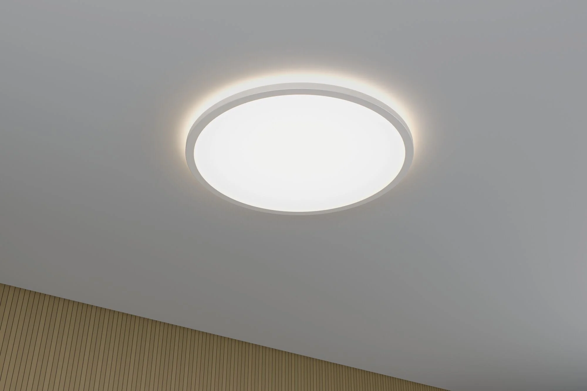 LED Panel Atria Shine Backlight IP44 rund 420mm 22W 2300lm 4000K Weiß - Image 2