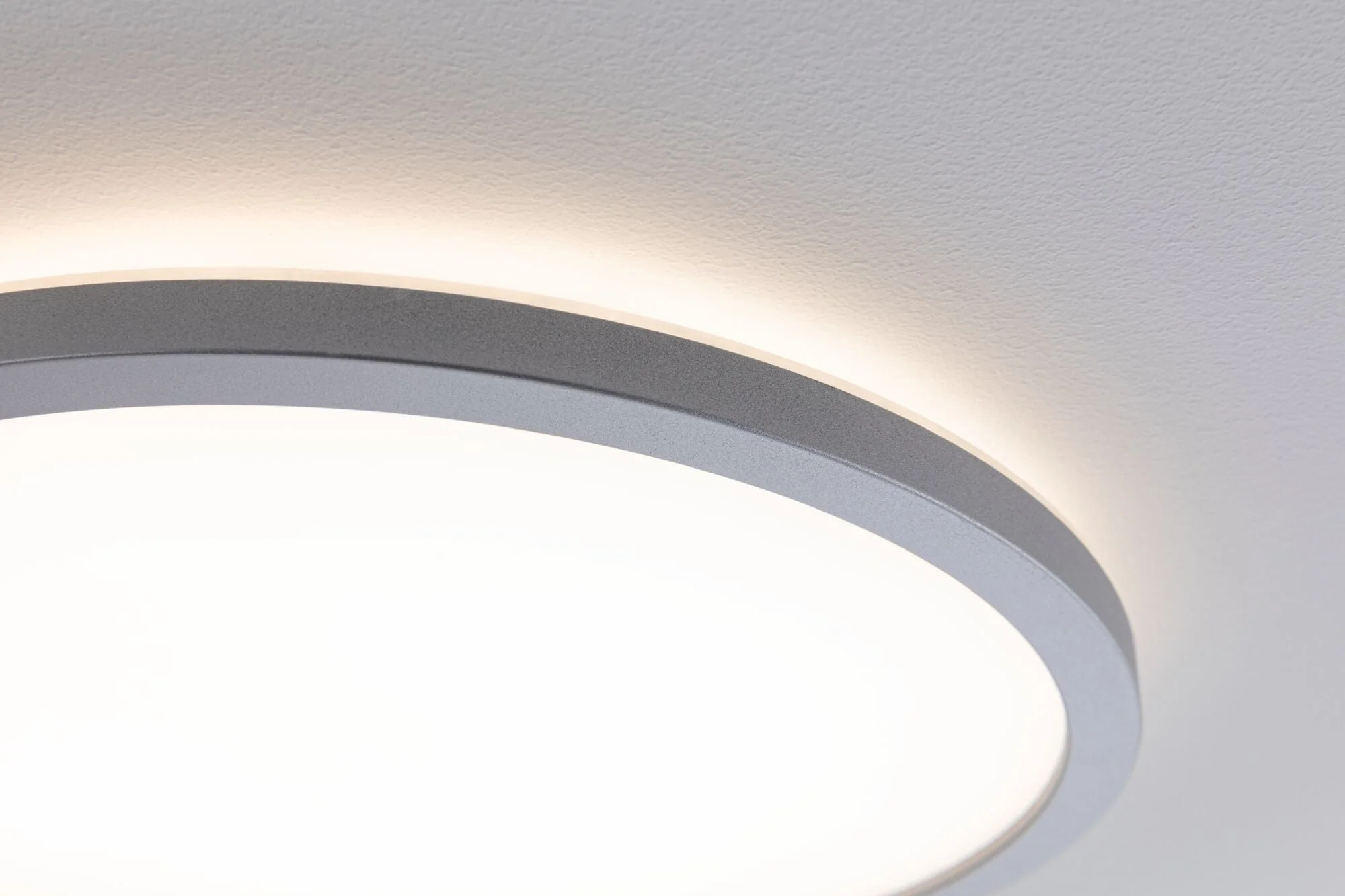 LED Panel Atria Shine Backlight rund 190mm 11,2W 850lm 3000K Chrom matt - Image 4