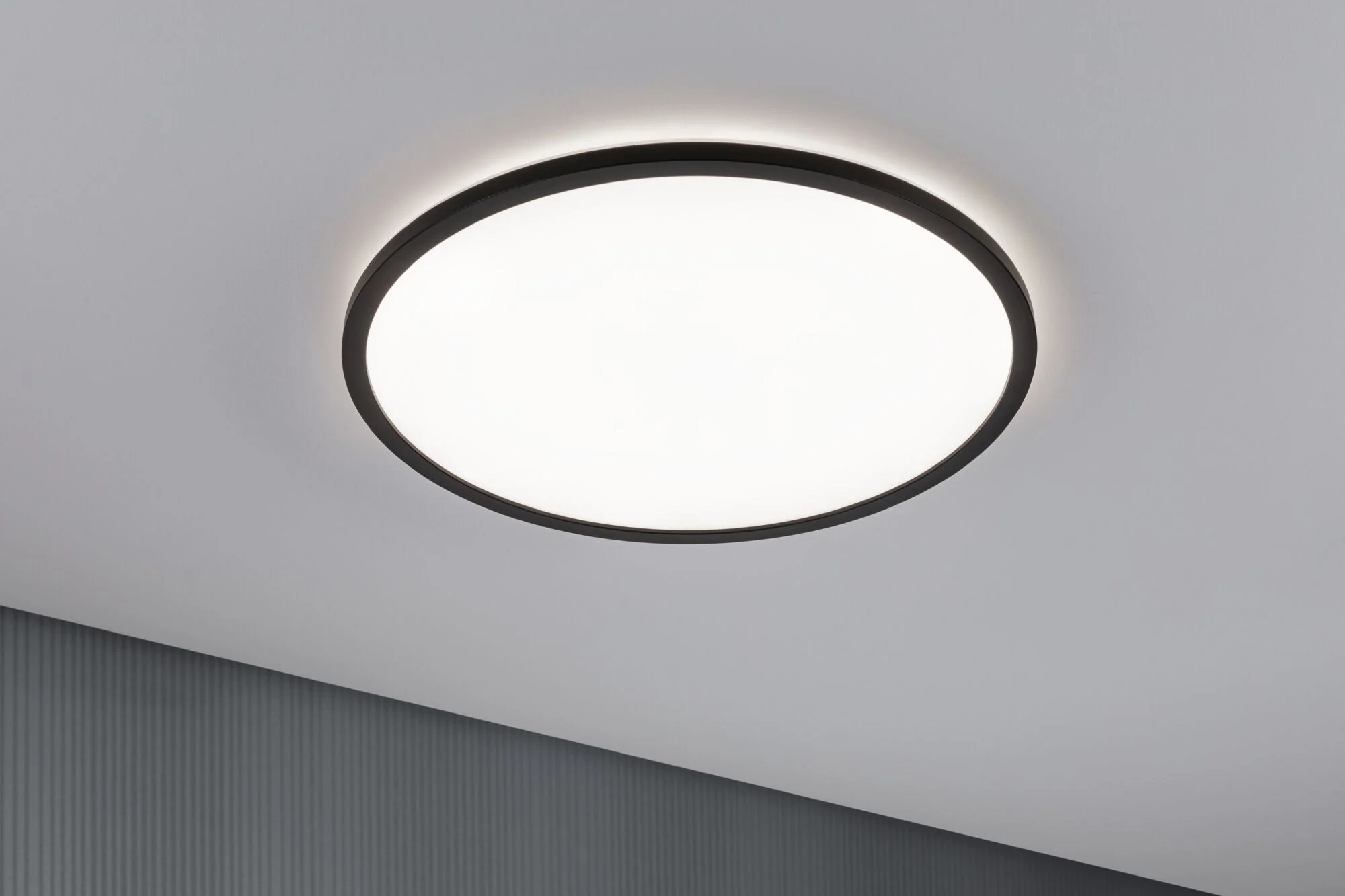 LED Panel Atria Shine Backlight rund 420mm 22W 2300lm 4000K Schwarz dimmbar - Image 3