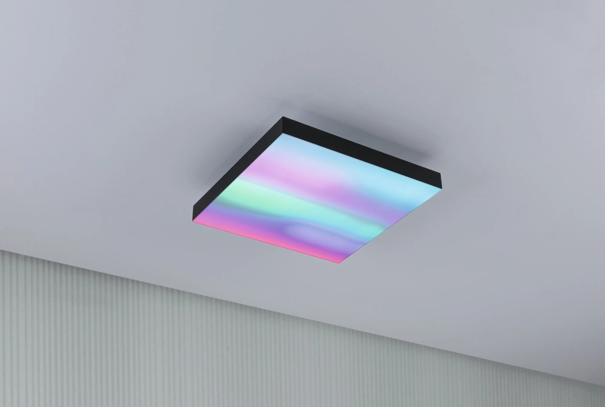 LED Panel Velora Rainbow dynamicRGBW eckig 295x295mm 13,2W 1140lm RGB+ Schwarz dimmbar - Image 4
