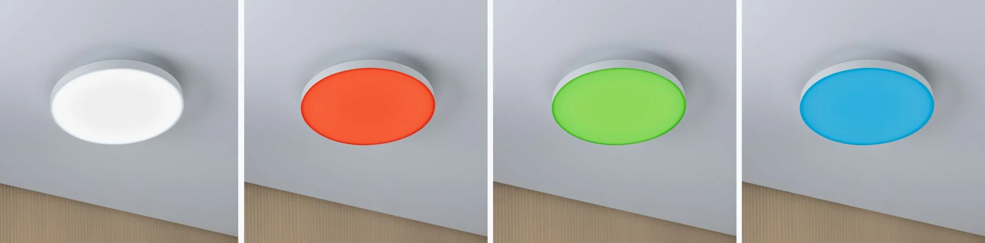 LED Panel Velora rund 300mm 16,5W 1600lm RGBW+ Weiß dimmbar - Image 4