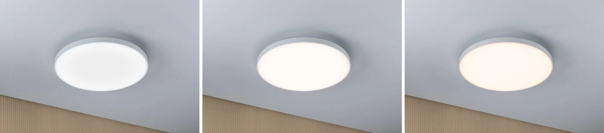 LED Panel Velora rund 400mm 19W 1750lm White Switch Weiß - Image 3