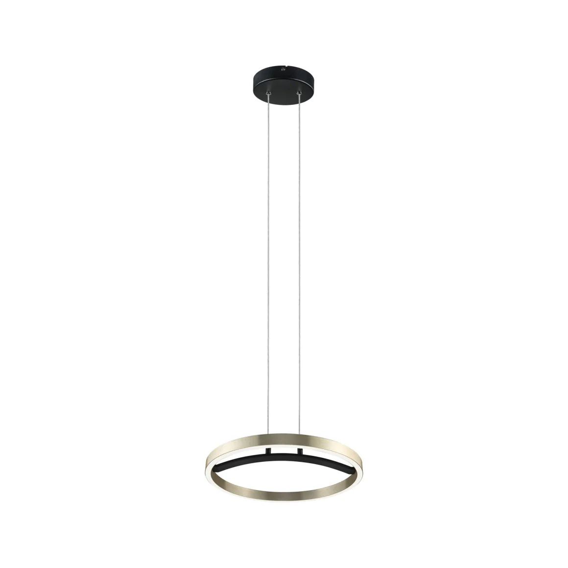 LED Pendelleuchte 3-Step-Dim Melira 2700K 1690lm 24W Schwarz matt/Gold - Image 2