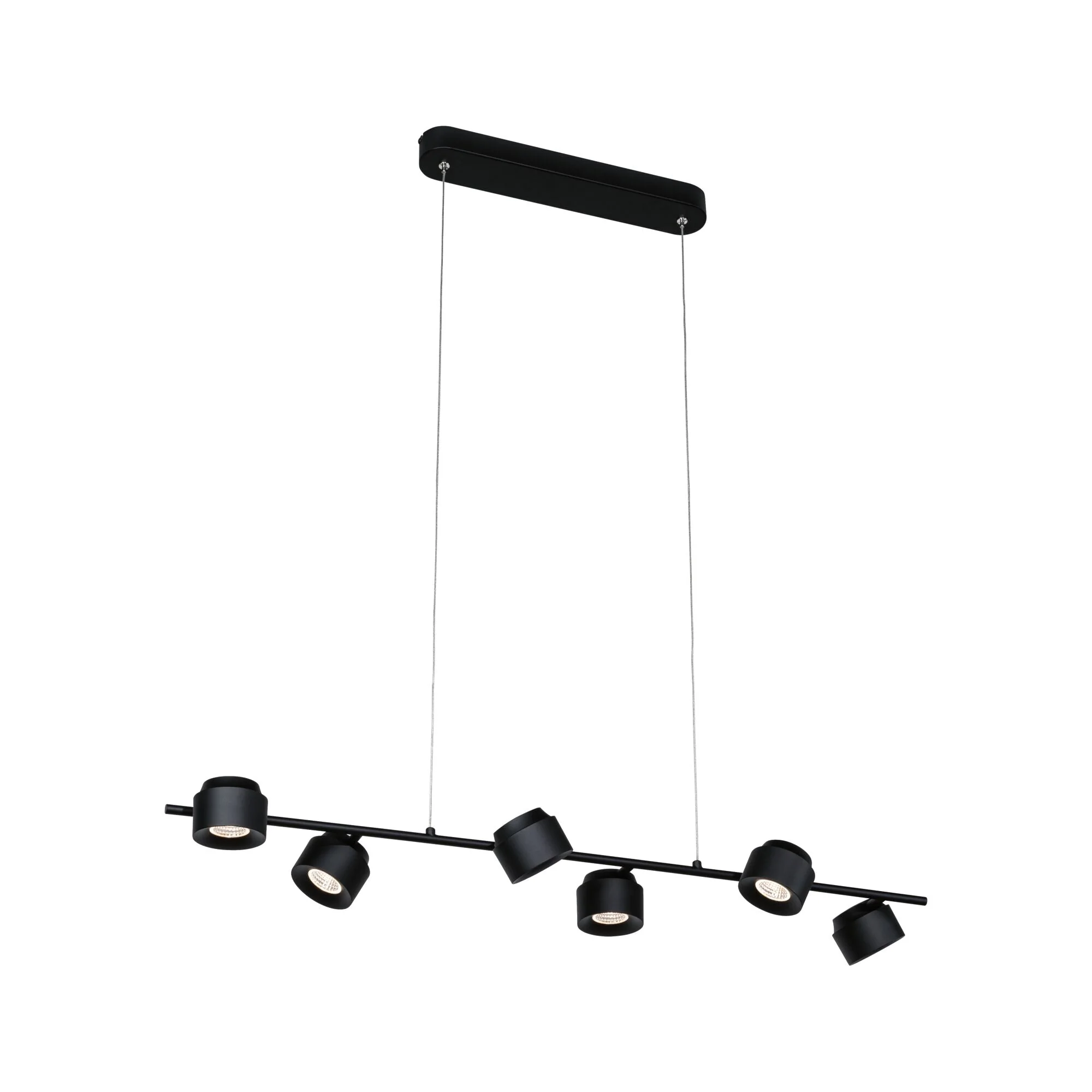 LED Pendelleuchte Puric Pane 2700K 6x350lm 6x4,5W Schwarz dimmbar - Image 4