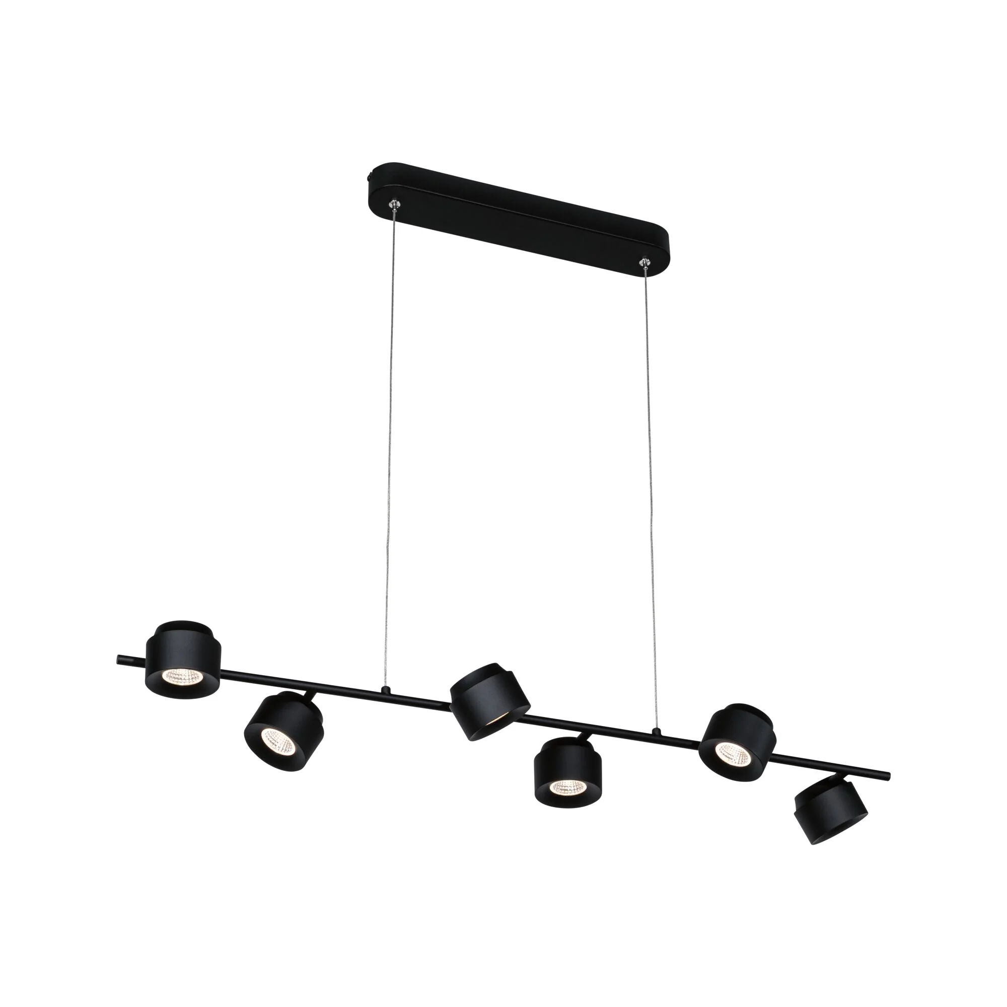 LED Pendelleuchte Puric Pane 2700K 6x350lm 6x4,5W Schwarz dimmbar - Image 5