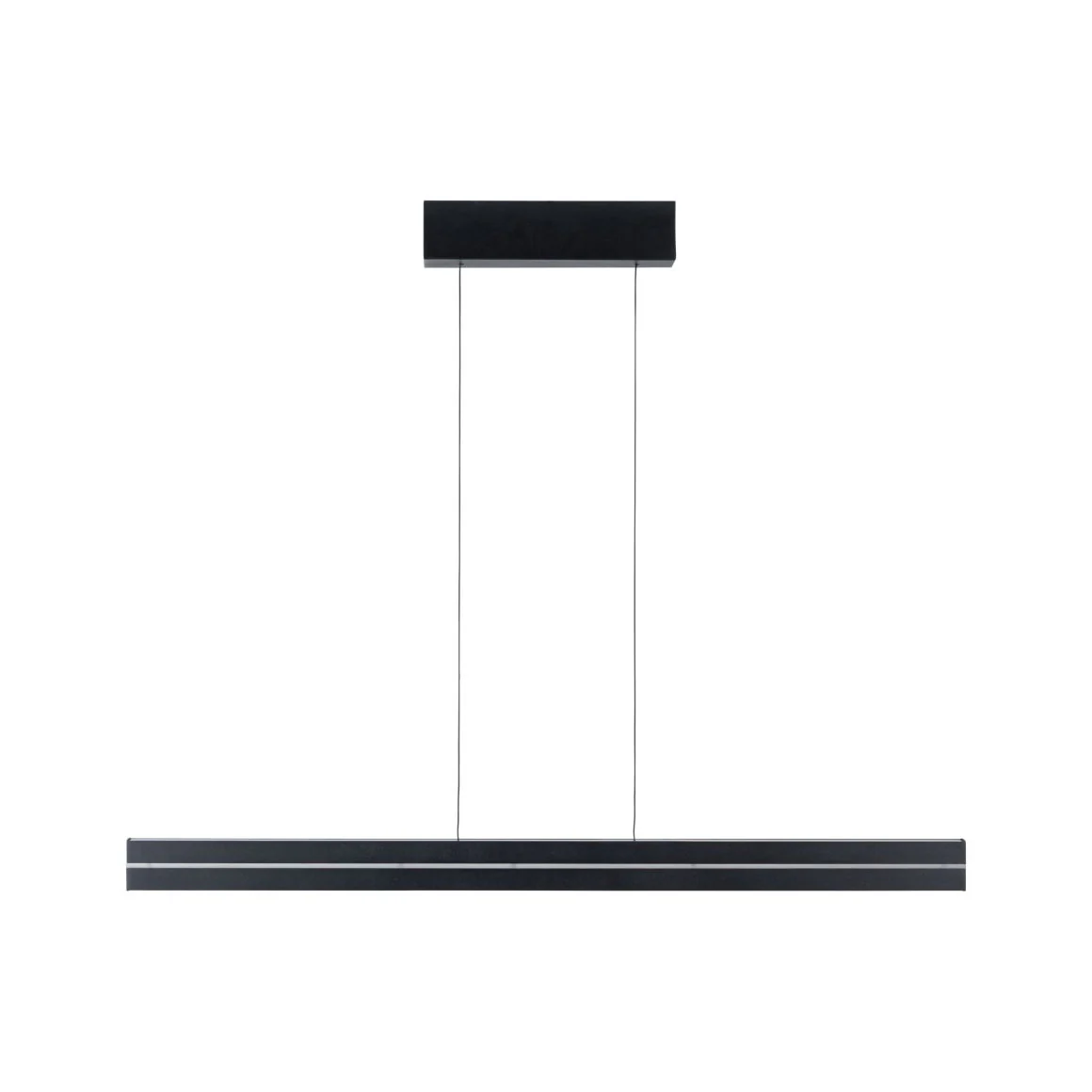 LED Pendelleuchte Raiko RGBW+dimmbar 2300lm / 370lm 19W / 6W Schwarz