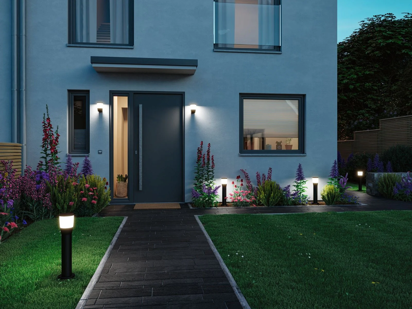 LED Pollerleuchte Bako - Image 3