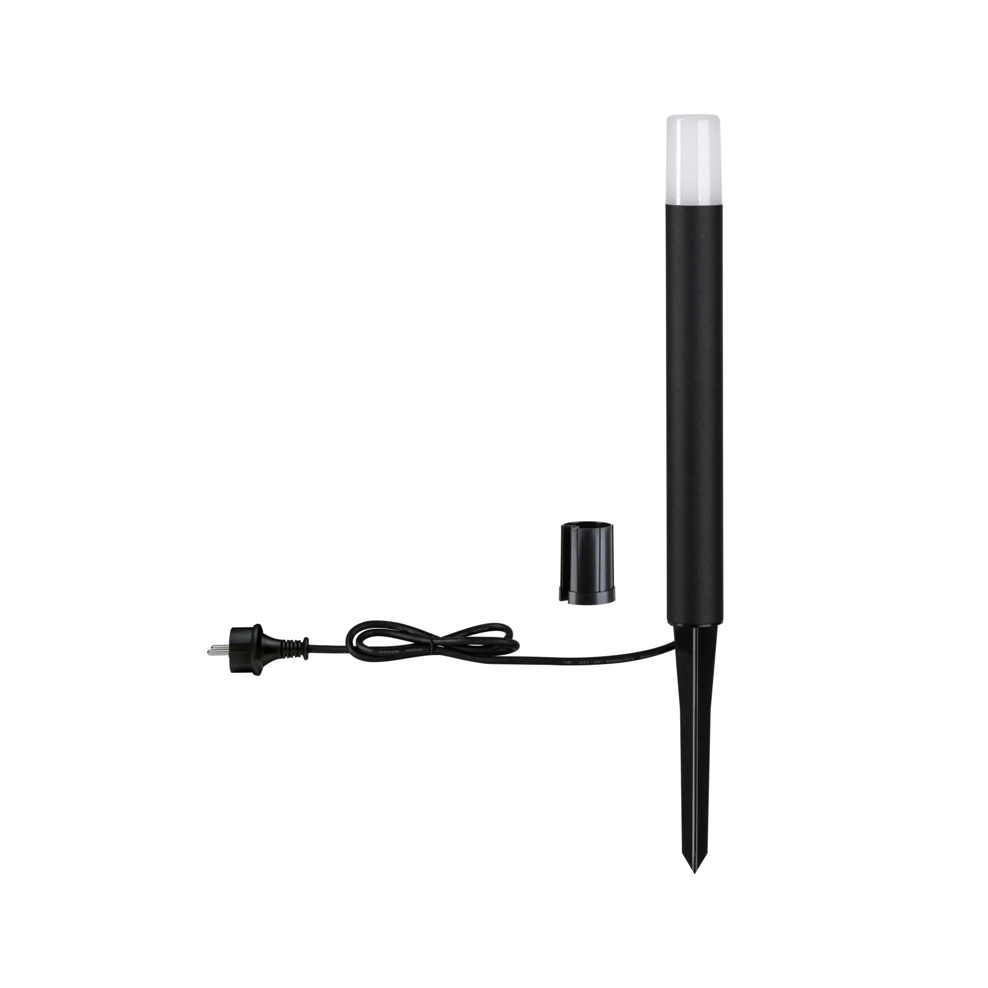 LED Pollerleuchte Flarea IP65 400mm 3000K 3,1W 280lm 230V Schwarz Aluminium - Image 6
