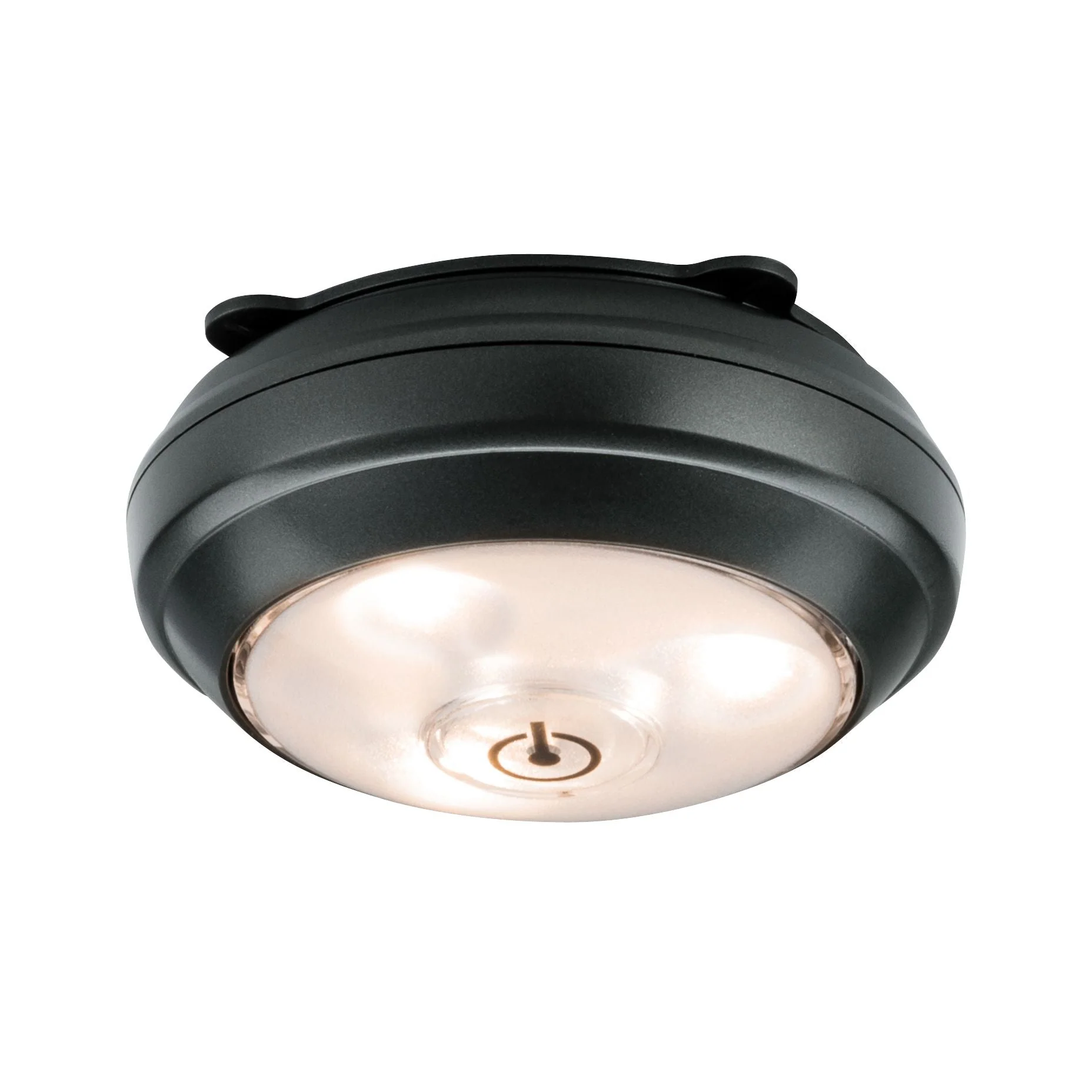 LED Schrankleuchte ButtonLED inkl. Schalter 88mm 70lm 3000K dimmbar Anthrazit