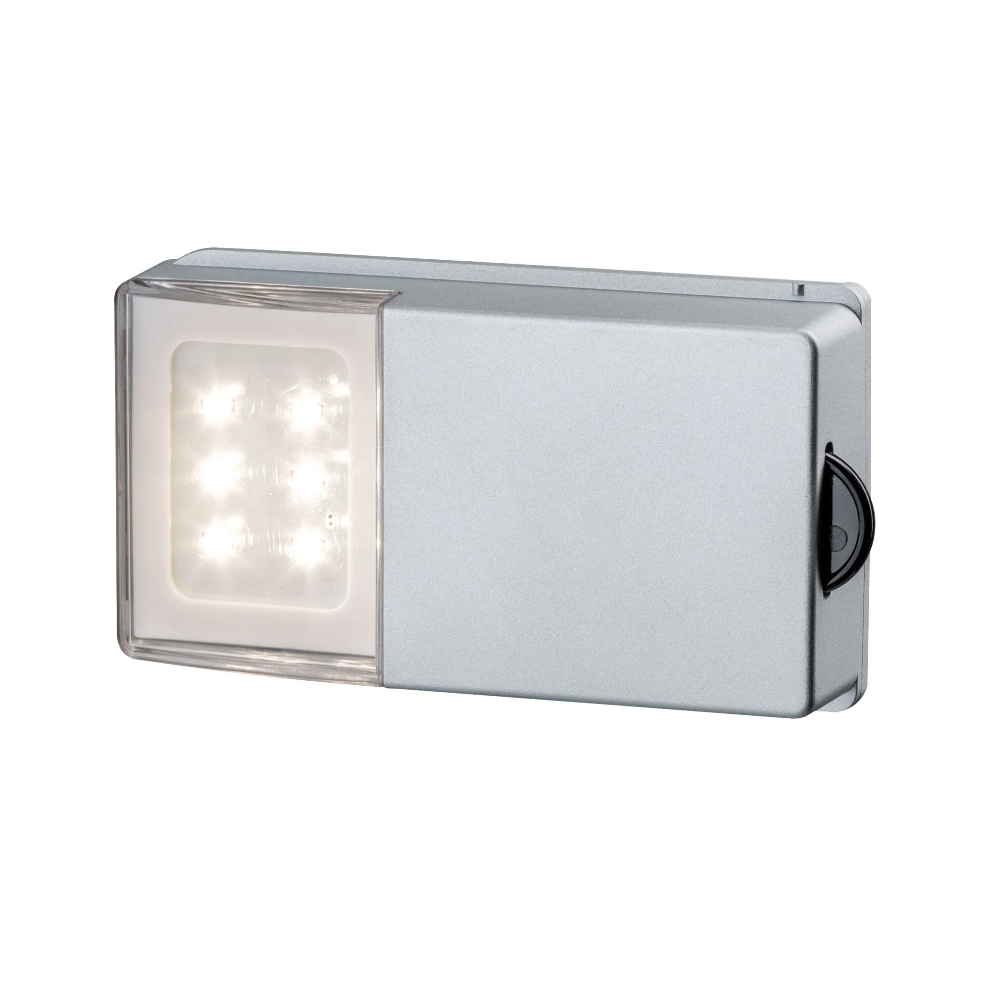 LED Schrankleuchte SnapLED 53x95mm 25lm 2700K Silber