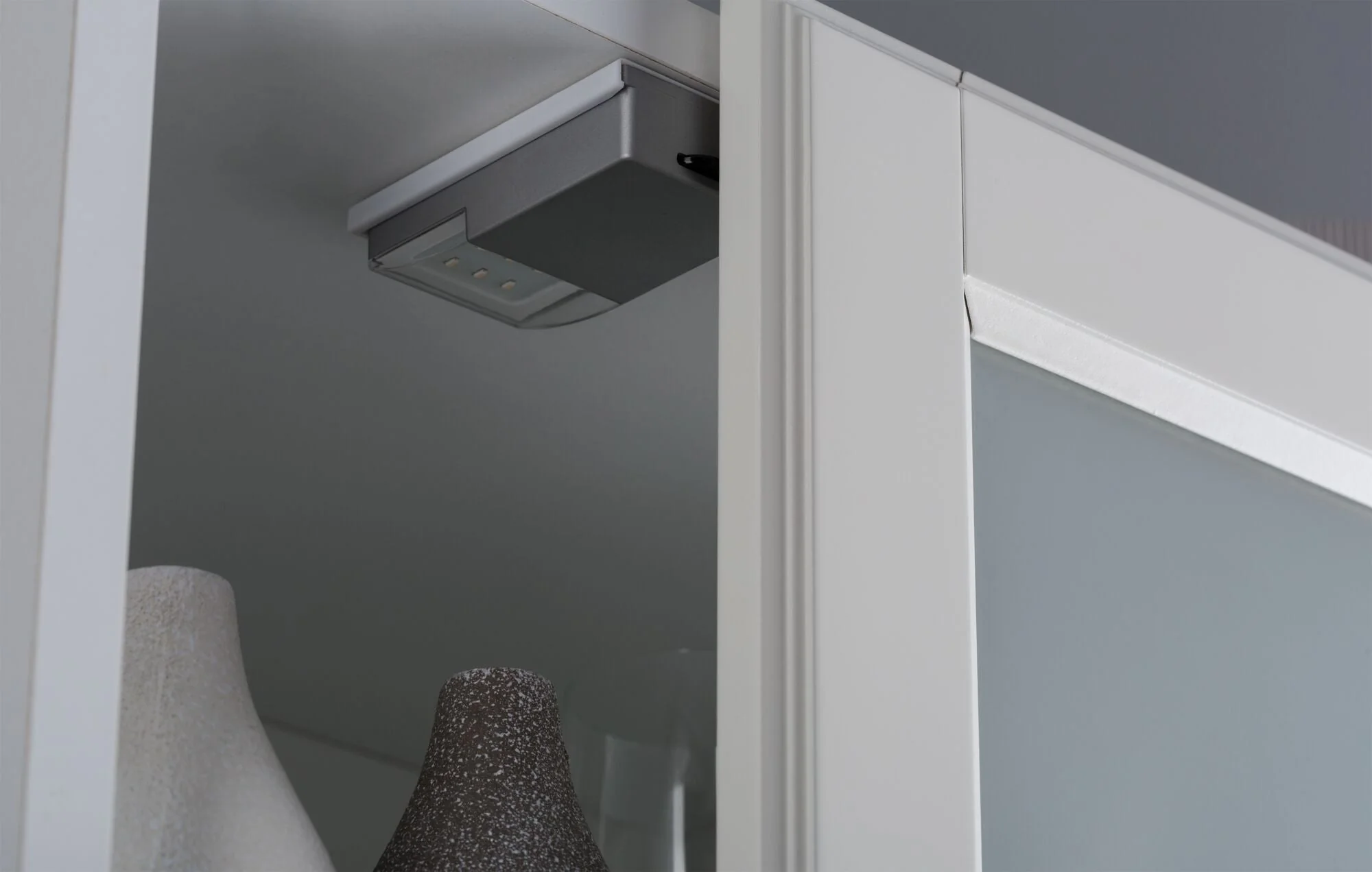 LED Schrankleuchte SnapLED 53x95mm 25lm 2700K Silber - Image 3