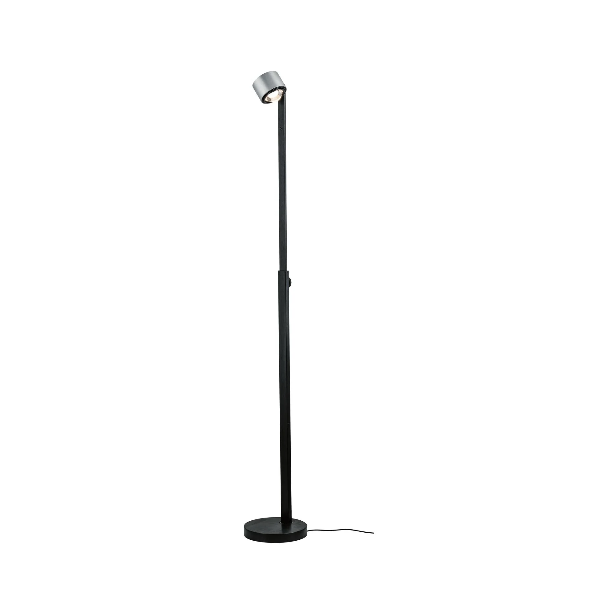 LED Stehleuchte Aldan 2700K 827lm / 473lm 8,5 / 1x7W Schwarz/Alu gebürstet - Image 3