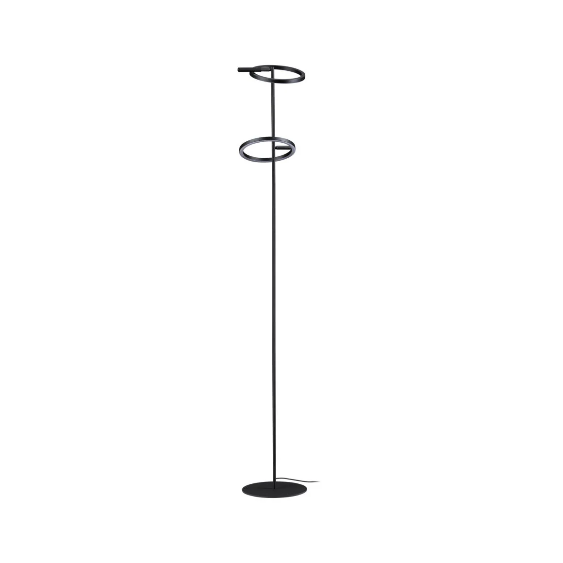 LED Stehleuchte Odila Tunable White 2x1200lm 2x10,4W Schwarz matt, Chrom - Image 4