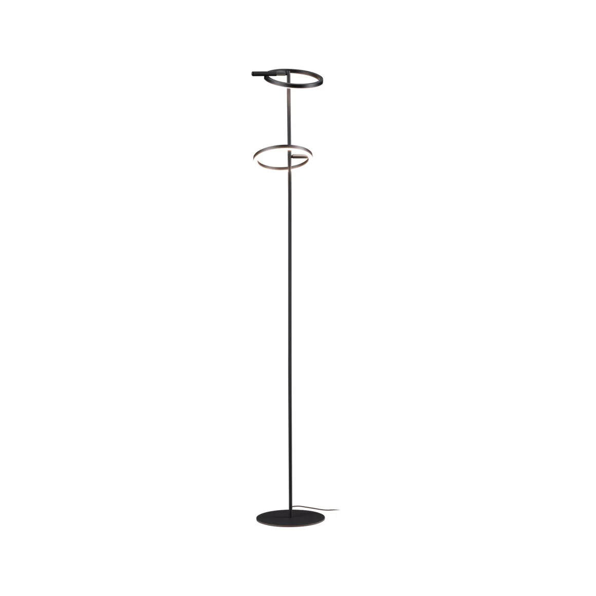 LED Stehleuchte Odila Tunable White 2x1200lm 2x10,4W Schwarz matt, Chrom - Image 5