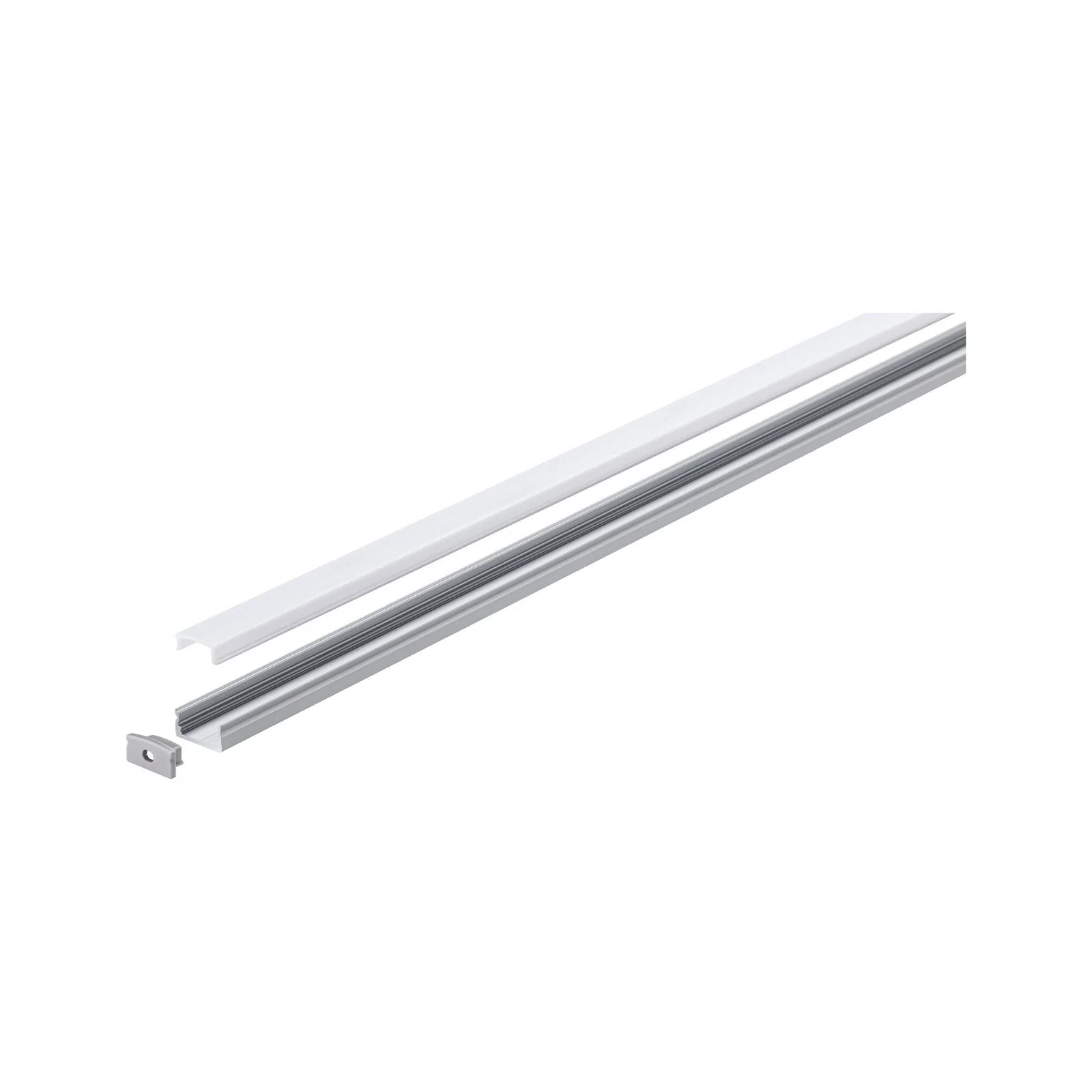 LED Strip Profil Base Weißer Diffusor 2m