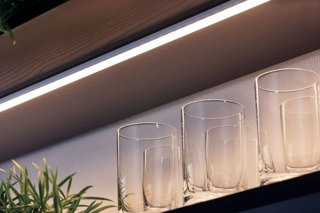 LED Strip Profil Base Weißer Diffusor 2m - Image 3