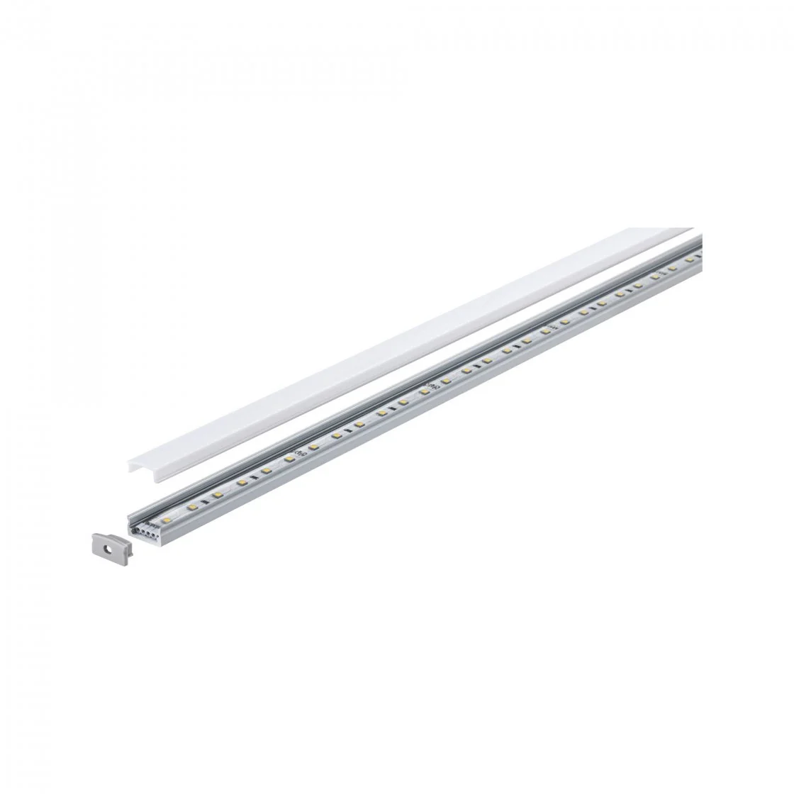 LED Strip Profil Base Weißer Diffusor 2m - Image 5