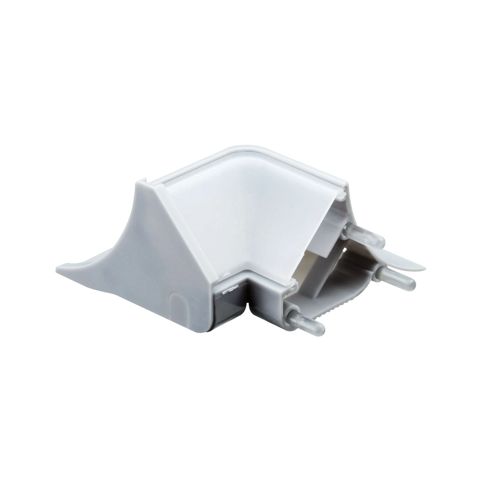 LED Strip Profil Corner Outside Edge 2er Pack Grau