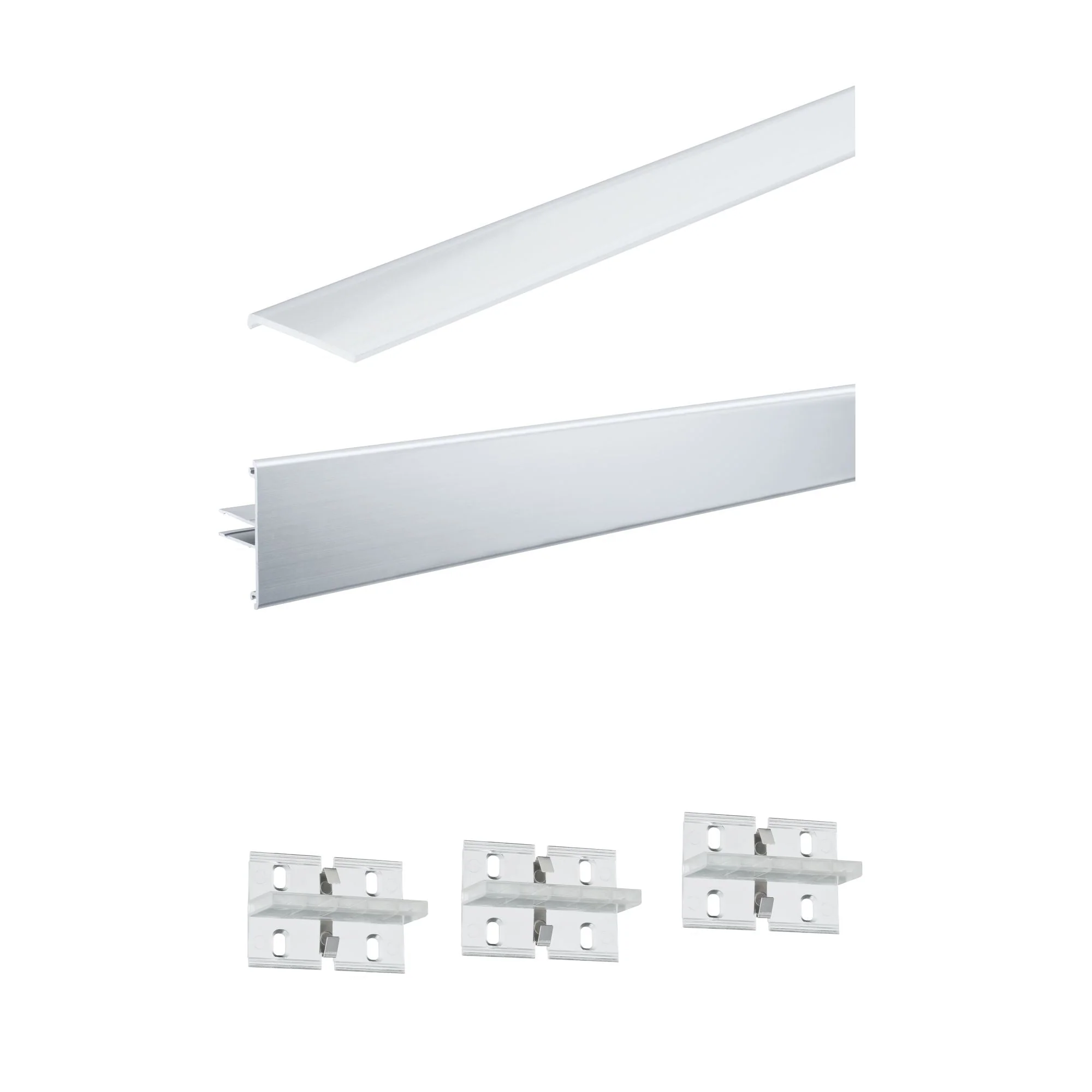 LED Strip Profil Duo 2m Alu eloxiert