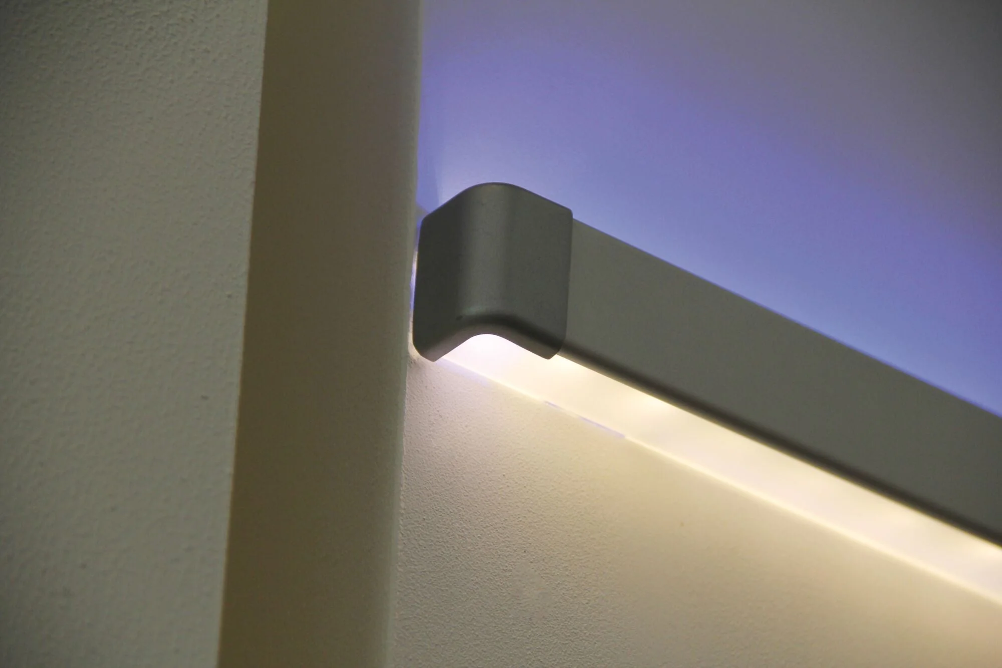 LED Strip Profil Duo  End Cap 2er Pack Alu matt - Image 3