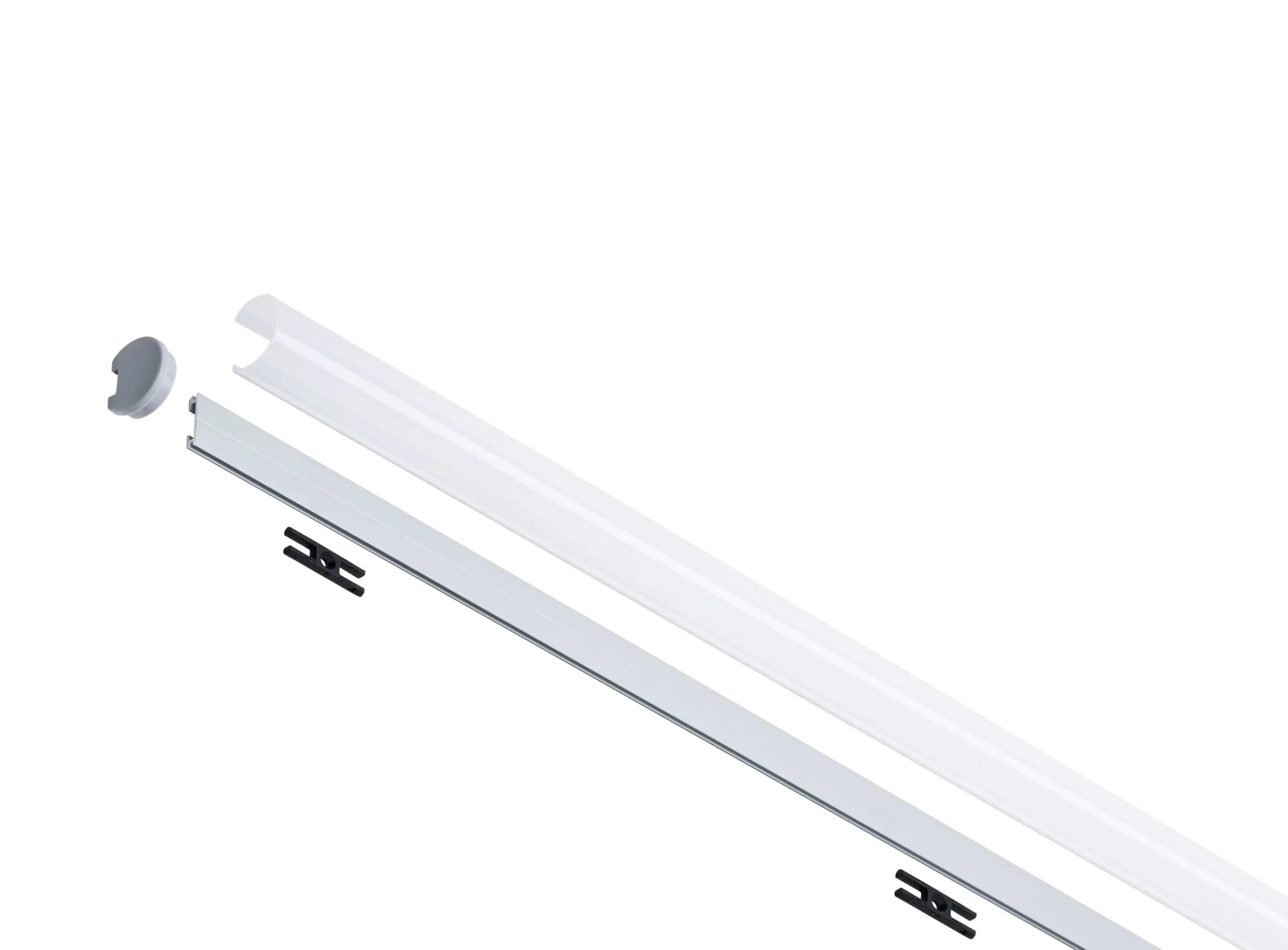 LED Strip Profil Tube 2m Alu eloxiert - Image 3