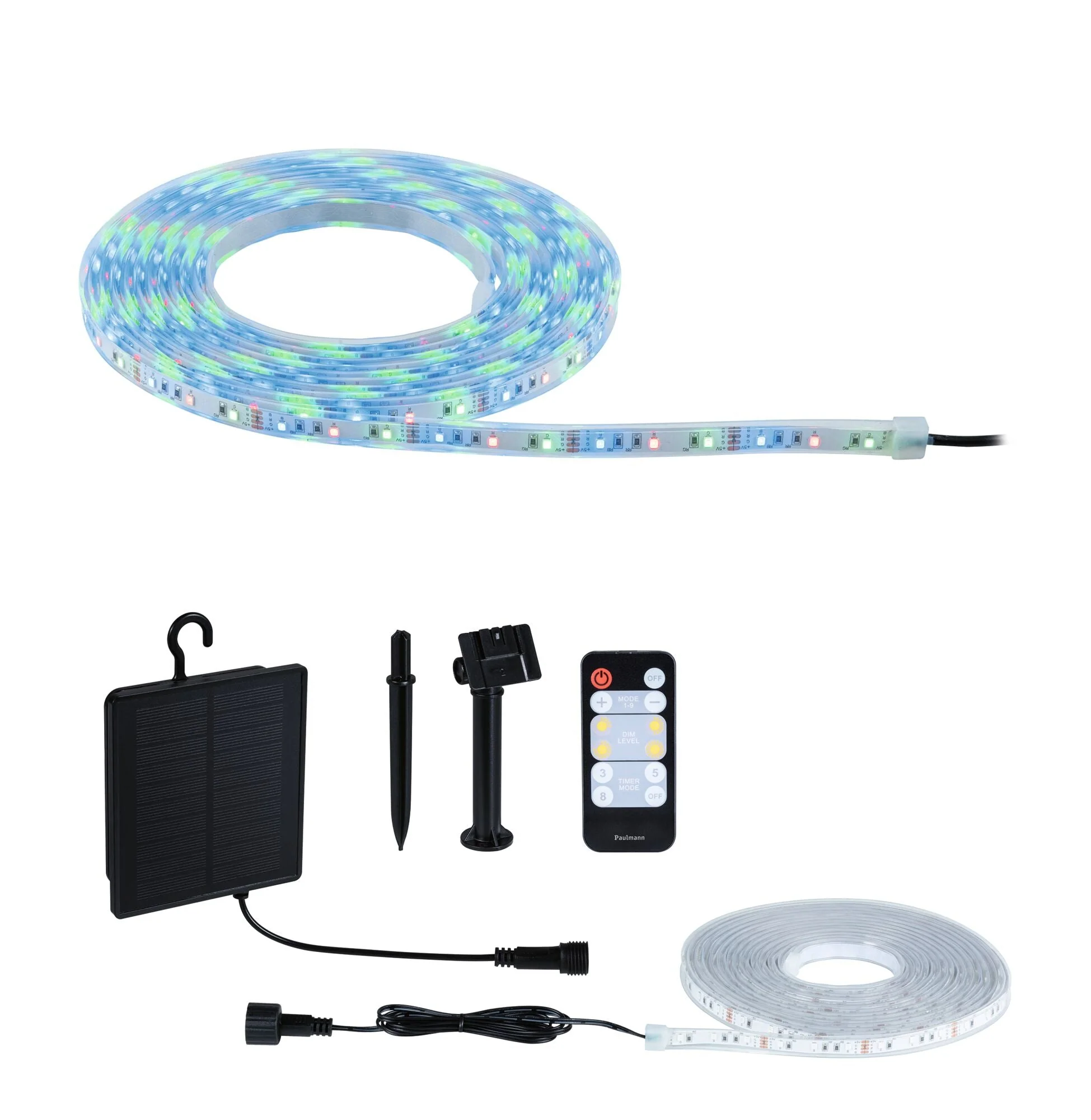 LED Stripe LED Stripe inkl. Fernbedienung 5m IP44 3,2W 22lm/m 60 LEDs/m RGB